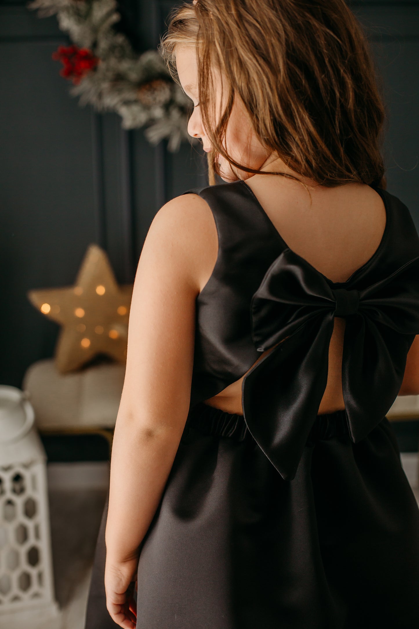 The black dress