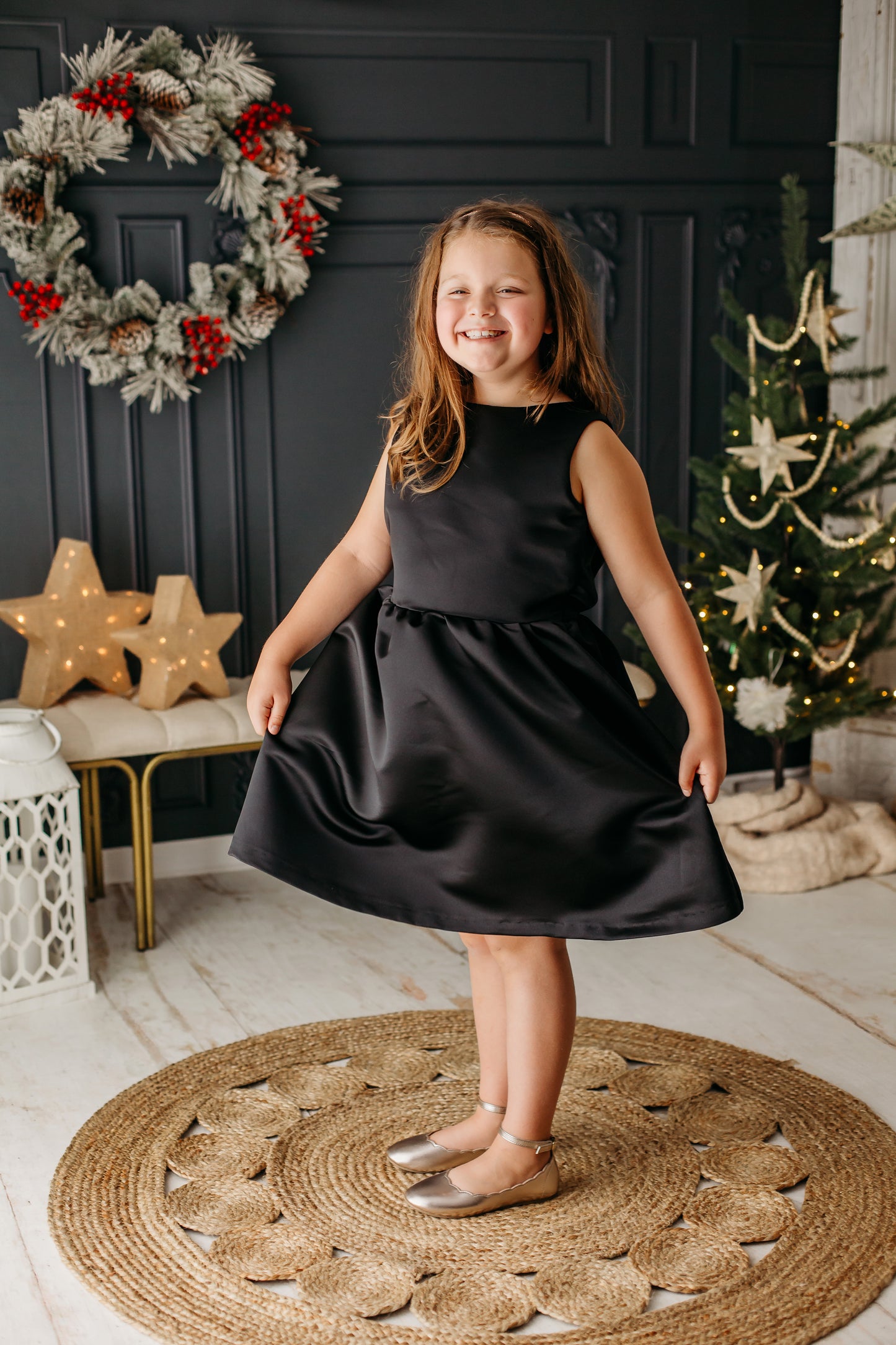 The black dress