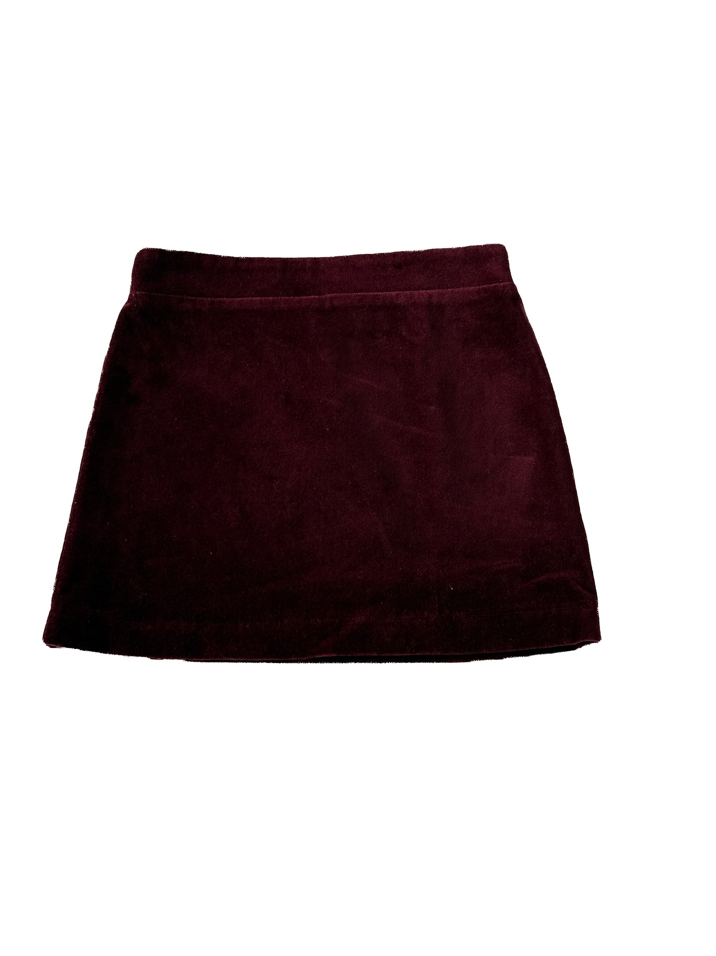 Velour skirt