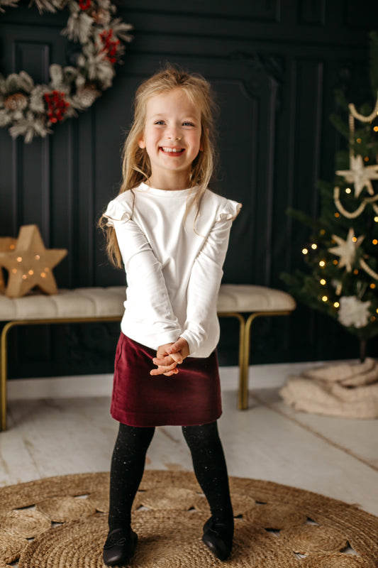 Velour skirt