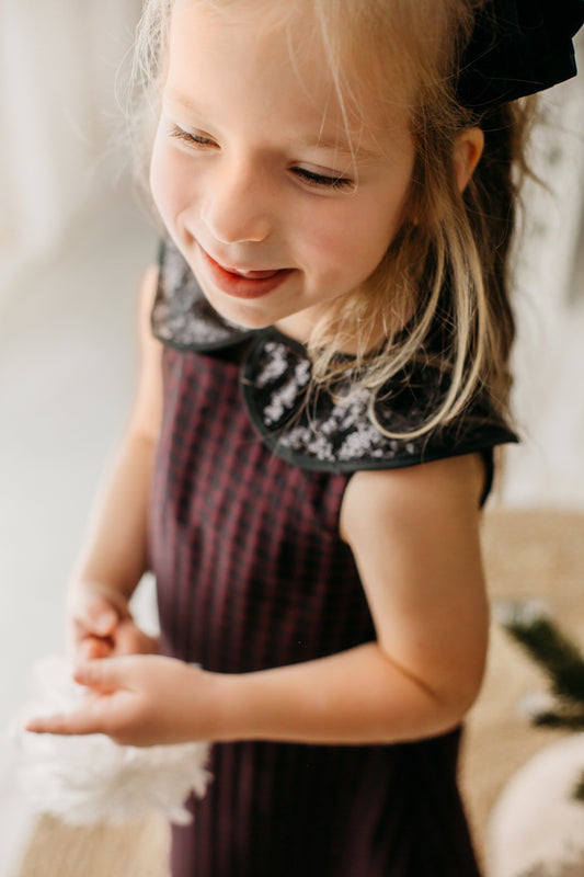 Sequin removable Collar